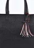 Structured Shopper Bag - black azz12154