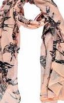 boohoo Swallow Lightweight Scarf - pink azz05228