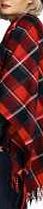 boohoo Tartan Cape Wrap - red azz18120