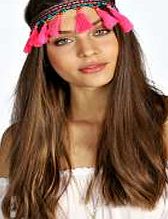 boohoo Tassel Headband - pink azz03445