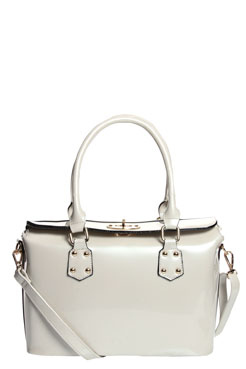 Victoria Patent Top Handle Grab Bag Female