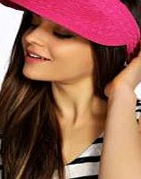 boohoo Woven Visor - pink azz11283