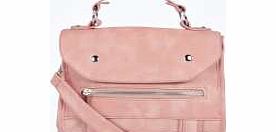 boohoo Zip Detail Day Bag - pink azz11440