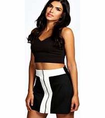 boohoo Zip Through Mini Skirt - black azz14214