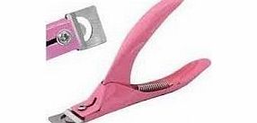 Pink Nail Clipper Manicure Tool Acrylic Gel False Nail Clipper / Edge Cutter Tips Nail Professional by Boolavard� TM