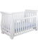 New Style Sleigh Cotbed Solid White