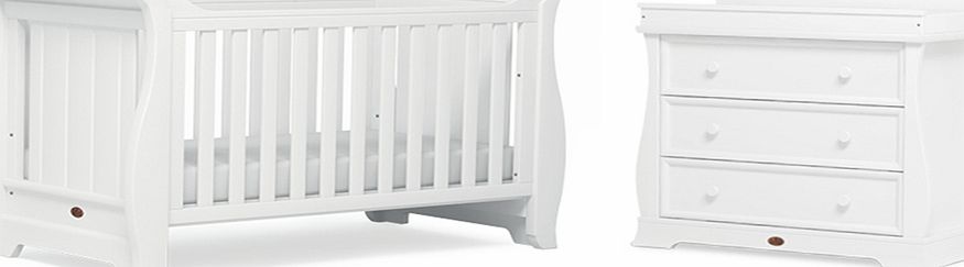 Boori Sleigh 2 Piece Roomset White