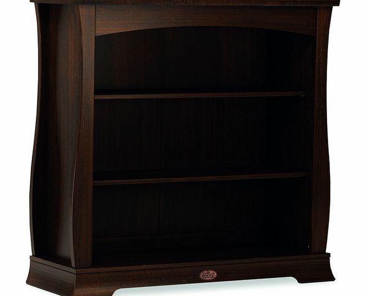 Boori Sleigh Bookcase Hutch-English Oak