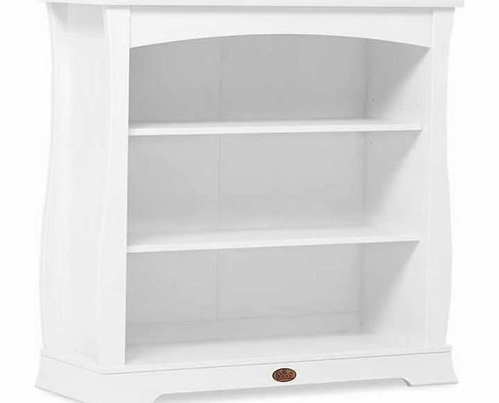 Boori Sleigh Bookcase Hutch-White