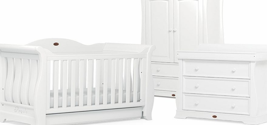 Boori Sleigh Royale 3 Piece Roomset White
