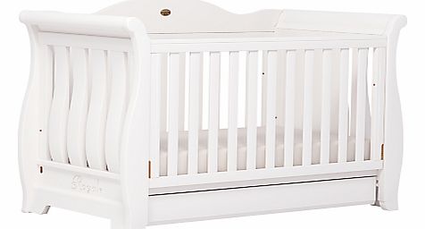 Boori Sleigh Royale Cot/Cotbed, White