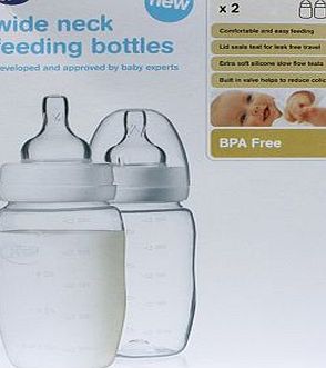 Boots Baby Boots wide necked Baby Feeding bottles 250ml -