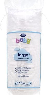 Boots Baby, 2041[^]10087690 Cotton Wool Pads Large - 1 x 80 Pack
