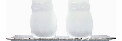 Boots Decorative Owl Candle Duo on Tray 10178064