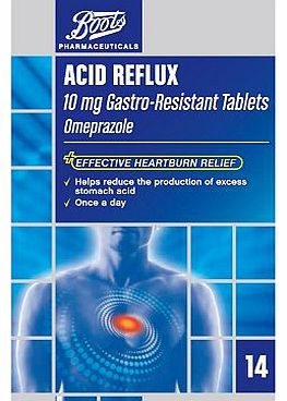 Boots Pharmaceuticals Boots Acid Reflux 10 mg Gastro-Resistant