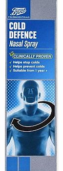 Boots Pharmaceuticals Boots Cold Defence Nasal Spray - 20ml 10130177