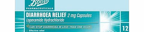 Boots Diarrhoea Relief 2mg Capsules - 12