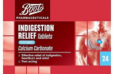 Boots Pharmaceuticals Boots Indigestion Relief Peppermint Flavour - 24