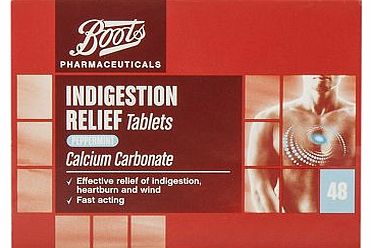Boots Pharmaceuticals Boots Indigestion Relief Tablets Peppermint