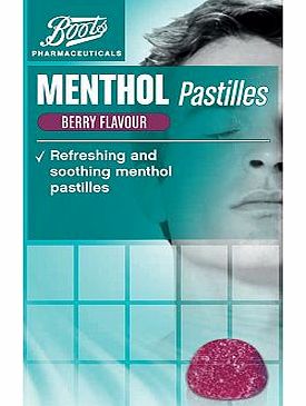 Boots Pharmaceuticals Boots Menthol Pastilles Berry Flavour - 45g