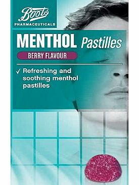 Boots Pharmaceuticals Boots Menthol Pastilles Berry Flavour - 45g