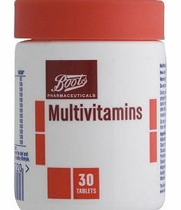Boots Pharmaceuticals Boots Multivitamins (30 Tablets) 10116092