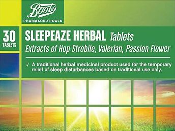 Boots Pharmaceuticals, 2041[^]10085635 Boots Sleepeaze Herbal Tablets - 30 10085635