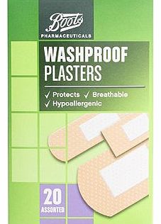 Boots Pharmaceuticals Boots Washproof Plaster- 20 Assorted 10112722