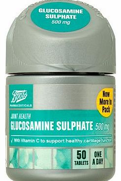 Boots Pharmaceuticals JOINT HEALTH GLUCOSAMINE SULPHATE 500 mg 10165844