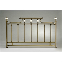 Bordeaux 4ft6 Headboard, Antique Brass Effect
