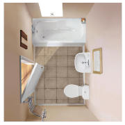 Bordeaux Compact Standard Bathroom Suite With