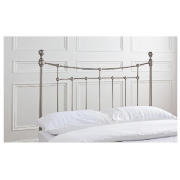 Bordeaux Double Headboard, Silver