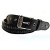 Bored of the High Street LOWLIFE CLASSIC BLACK/BLACK STUDDED BELT