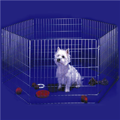 Boredom Breaker Hexagonal Wire Playpen for Dogs by Boredom Breaker