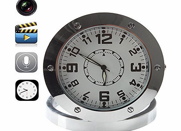 Spy Clock Recorder Video Security Hidden Camera Cam Sound Motion Detector
