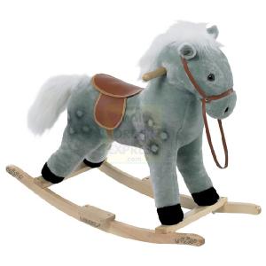 42cm Grey Rocking Horse