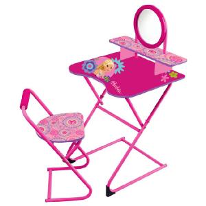 Born To Play Barbie Playful Places Metal Vanity Table and Chair