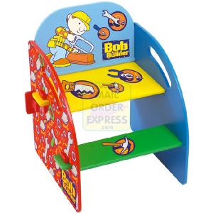 Born To Play Bob The Builder Bob Wooden Chair with Step
