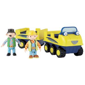 Born To Play Bob The Builder Friction Splasher Trailer and 2 Figures