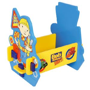 Born To Play Bob The Builder Wooden DVD Rack