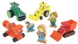 Dan Jam Bob The Builder Wooden Vehicles And Characters