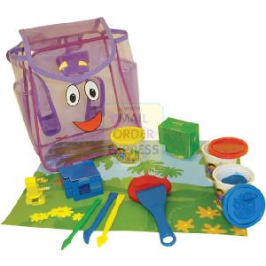 Born To Play Dora The Explorer Doh Backpack Set