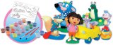 Born to Play Dora The Explorer Paint Your Own Figures Pack Of 6