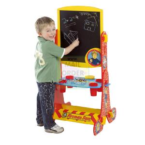Born To Play Fireman Sam Chalkboard Easel
