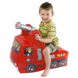 Born To Play Fireman Sam Inflatable Jupiter With Water Cannon
