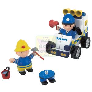 Odd Bodz 1 Emergency Vehicle and 2 Figures