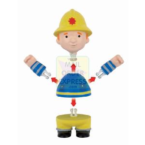 Odd Bodz Fireman Armstrong Figure