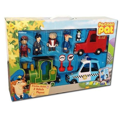 Postman Pat Friction Police voiture articulé PC Selby Figure Toy Playset 