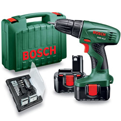 14.4v Cordless Drill Driver with Extra Battery and#38; 33 Piece Accessory Set