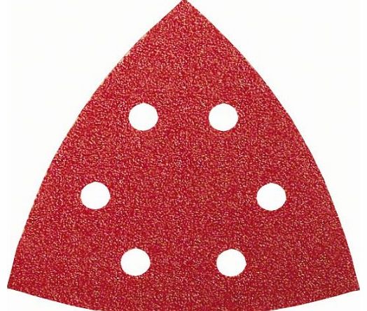 2609256A53 Set of 5 Sanding Sheets with 6 Holes for Delta Sanders Diameter 93 mm Grit 240